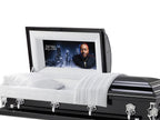 Chicago Glow Casket Insert – Personalized Memorial Design