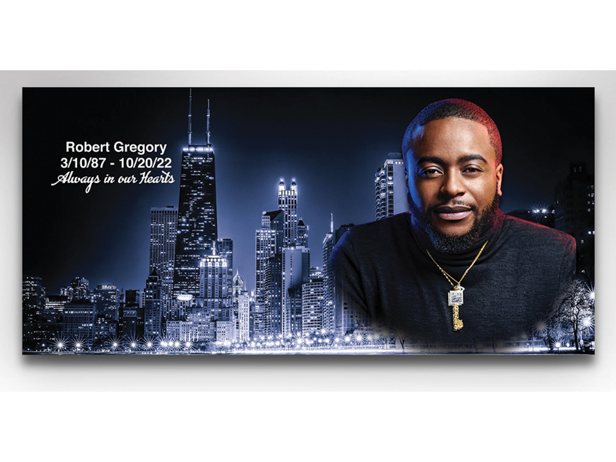 Chicago Glow - Casket Insert