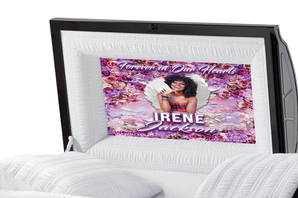 Flower Casket Insert - Personalized Memorial Design