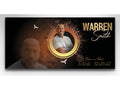 Gold Burst Casket Insert - Personalized Memorial Design