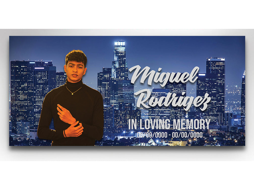 Los Angeles Casket Insert – Personalized Memorial Design
