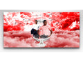 Red Skies Casket Insert - Personalized Memorial Design