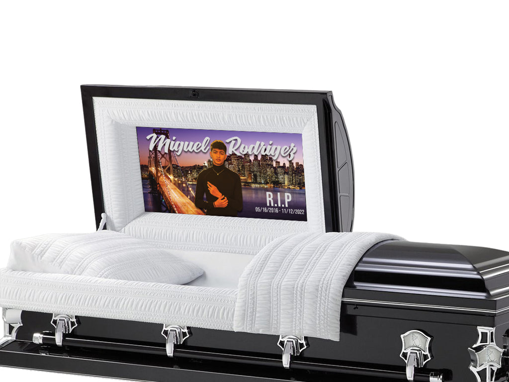 San Francisco Casket Insert -  Personalized Memorial Design