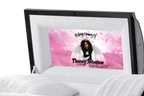 Pink Skies Casket Insert - Personalized Memorial Design