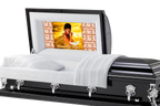 Sun Rose Casket Insert - Personalized Memorial Design