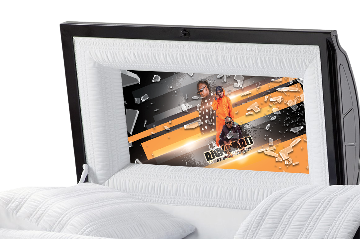 shattered Casket Insert - Personalized Memorial Design