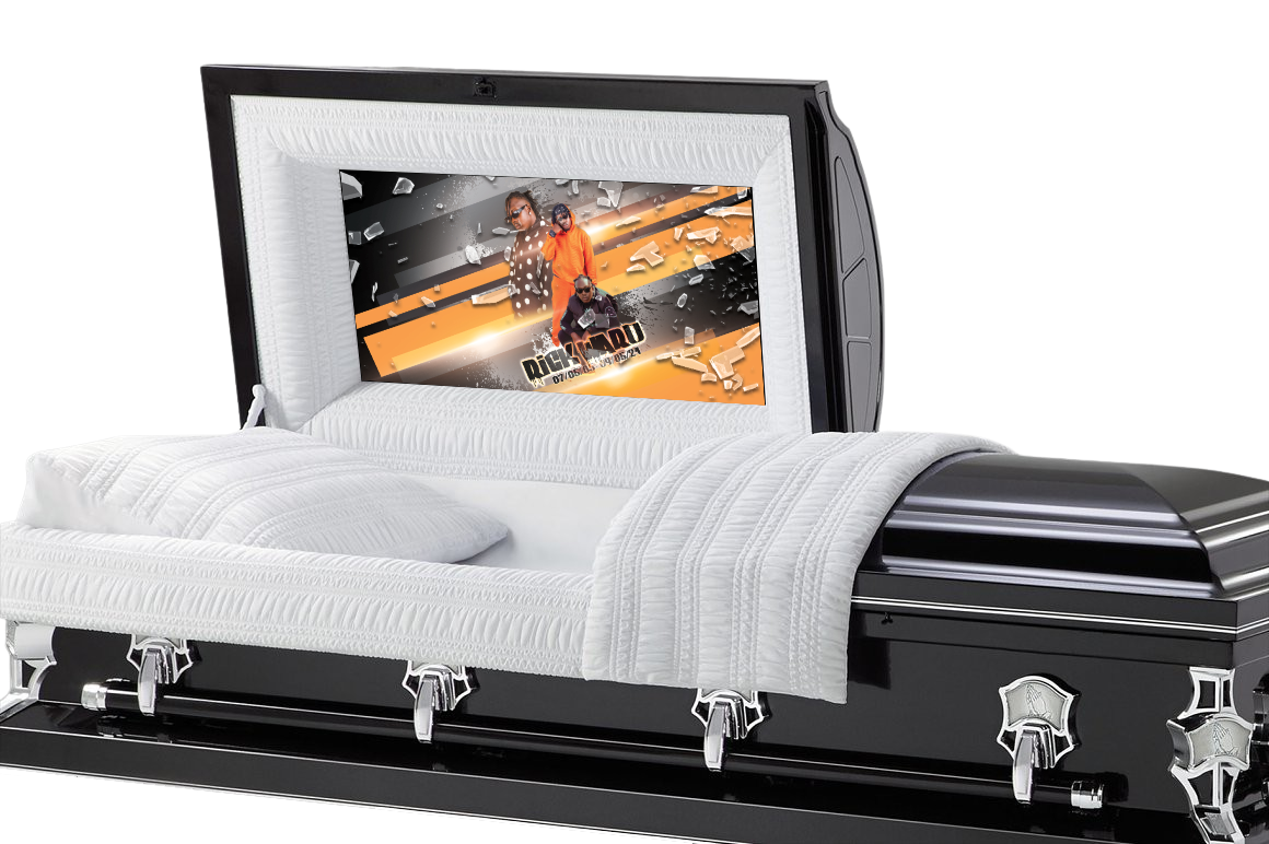 shattered Casket Insert - Personalized Memorial Design