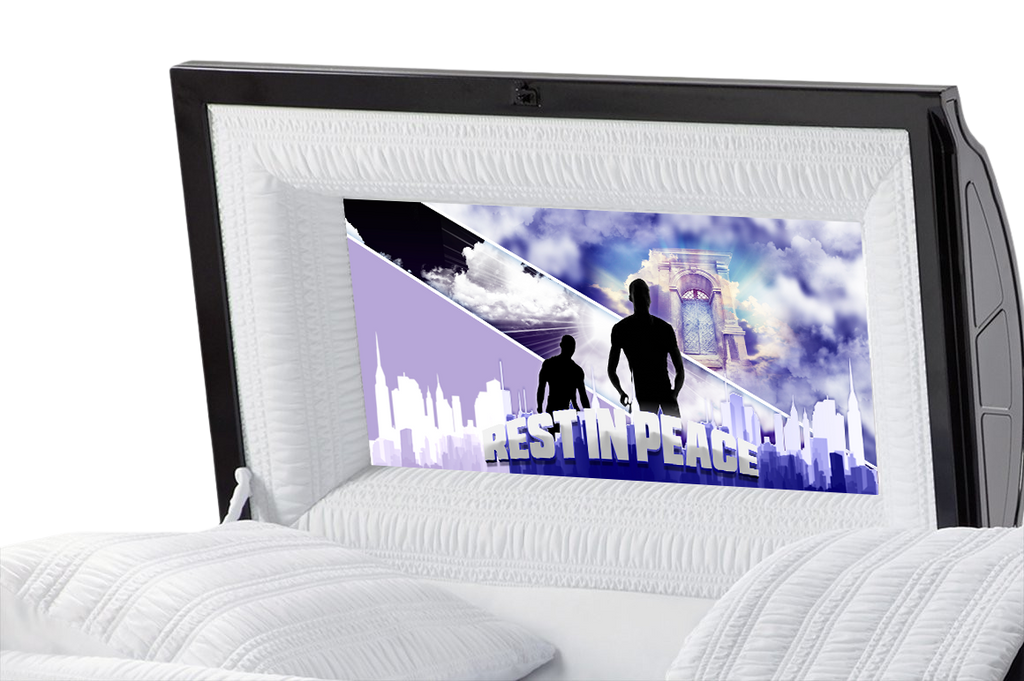 The Kingdom Casket Insert - Personalized Memorial Design