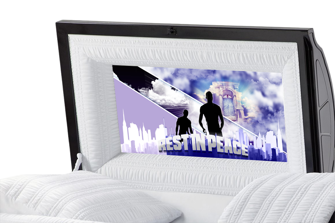 The Kingdom Casket Insert - Personalized Memorial Design