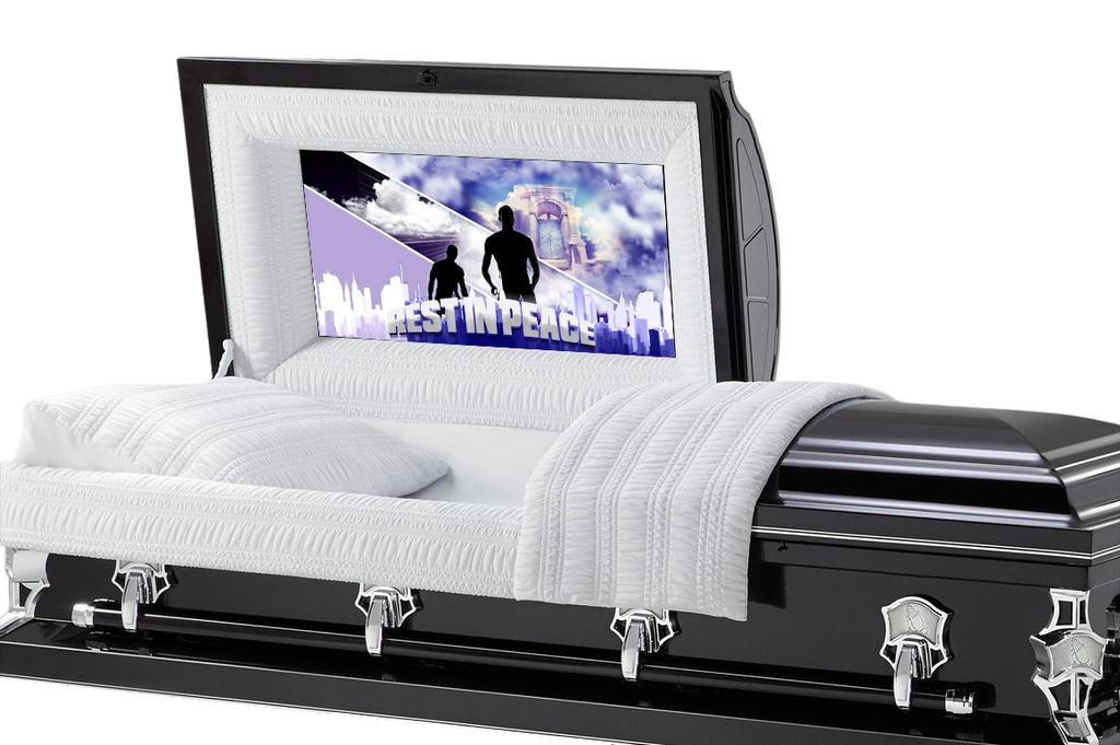 The Kingdom Casket Insert - Personalized Memorial Design